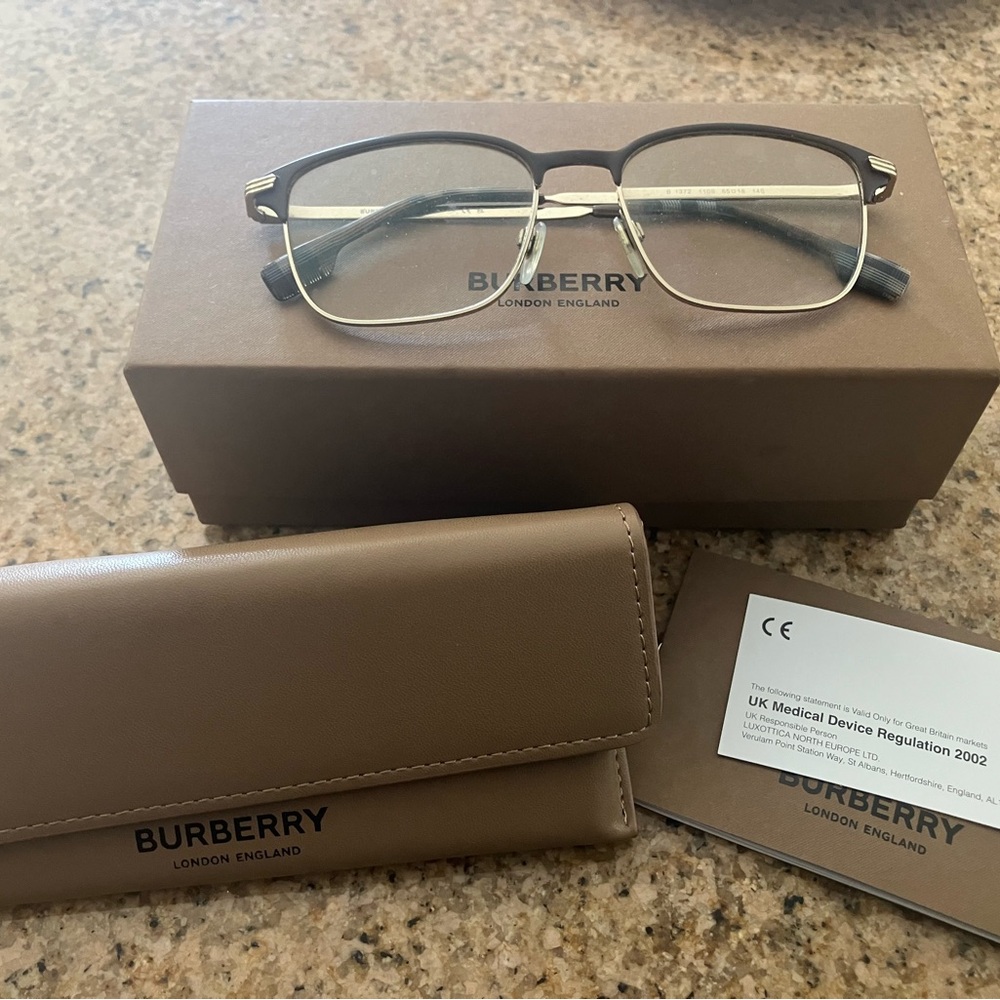 Burberry Eyeglasses with Case - Brown